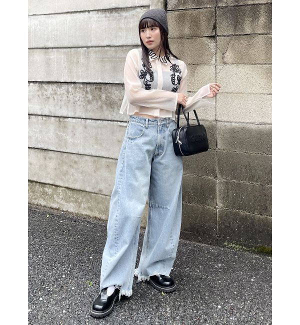 MURUA「コクーンワイドデニム」|デニム|