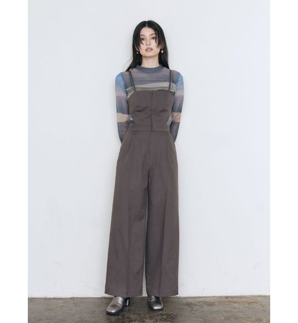 MURUA「サイドカットロンパース」|オールインワン|