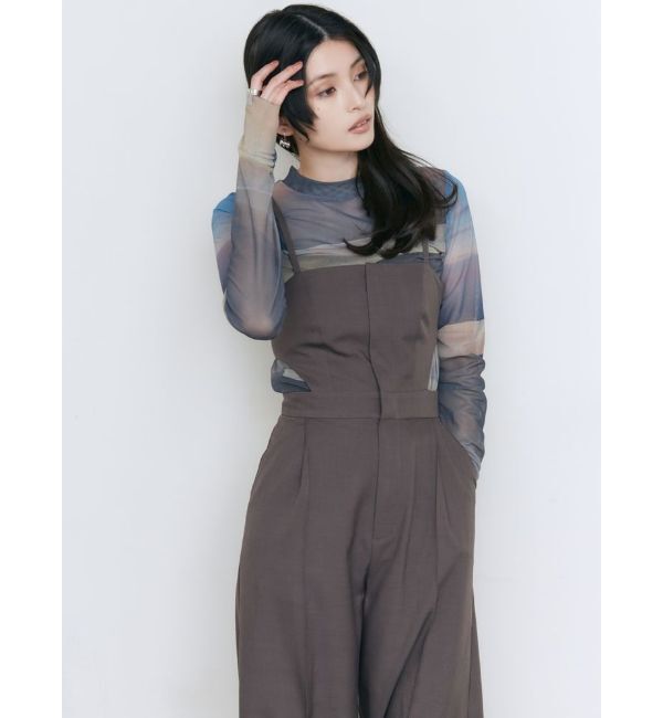 MURUA「サイドカットロンパース」|オールインワン|