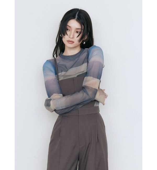 MURUA「サイドカットロンパース」|オールインワン|