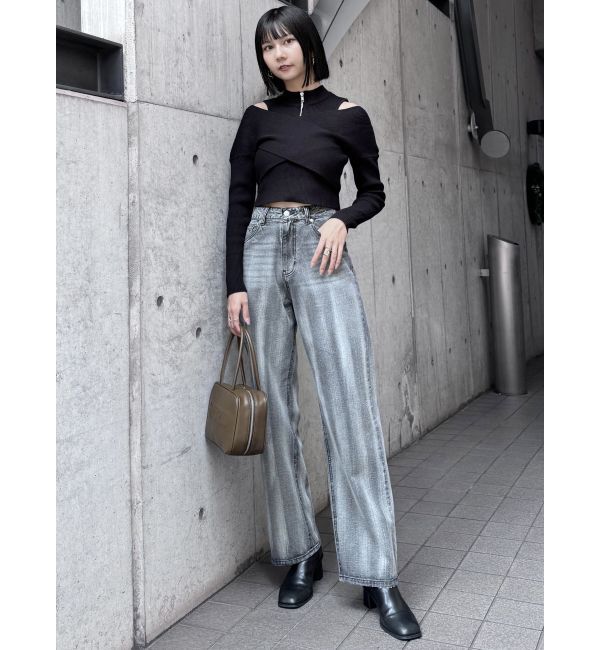 MURUA「イレギュラーカラーデニム」|デニム|