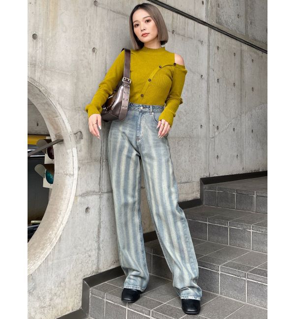 MURUA「イレギュラーカラーデニム」|デニム|