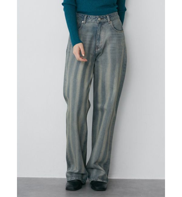 MURUA「イレギュラーカラーデニム」|デニム|ブルー