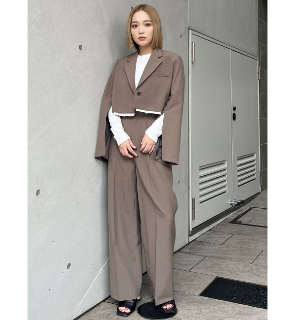 MURUA「センプレワイドパンツ【セットアップ着用可】」|その他|