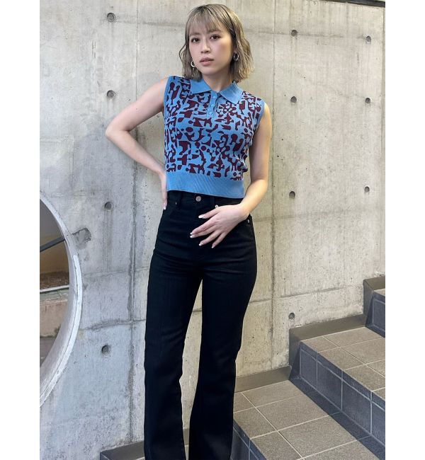 MURUA「ハイウエストヴィンテージフレアデニム」|デニム|