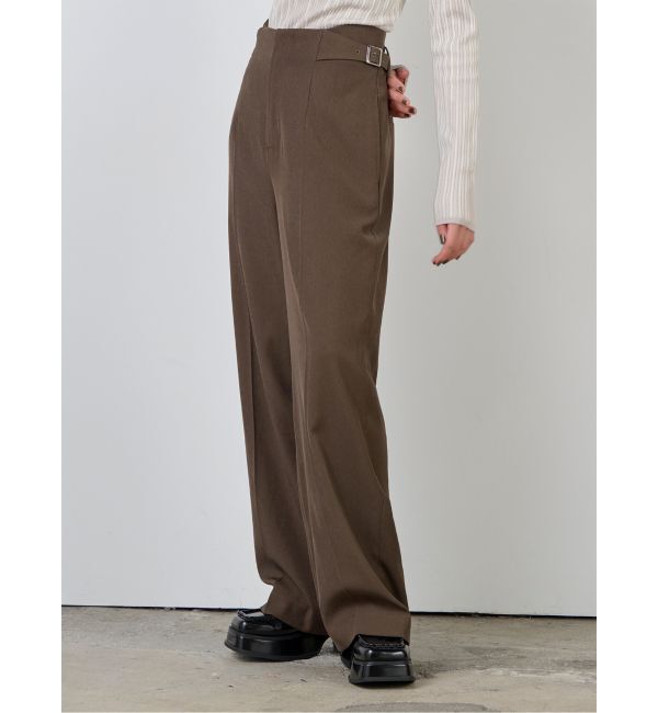 MURUA「サイドベルトパンツ【セットアップ着用可】」|その他|ブラウン