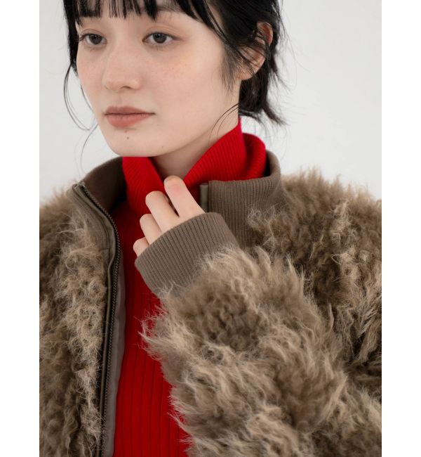 Ungrid「ミックスファーショートブルゾン」|ブルゾン・スタジャン|