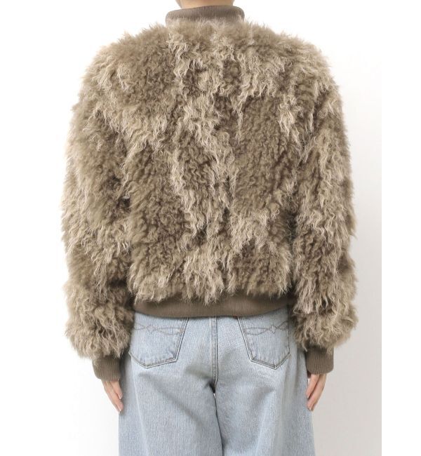 Ungrid「ミックスファーショートブルゾン」|ブルゾン・スタジャン|