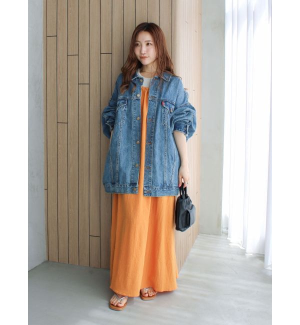 Ungrid「ビッグシルエットデニムジャケット」|ブルゾン・スタジャン|