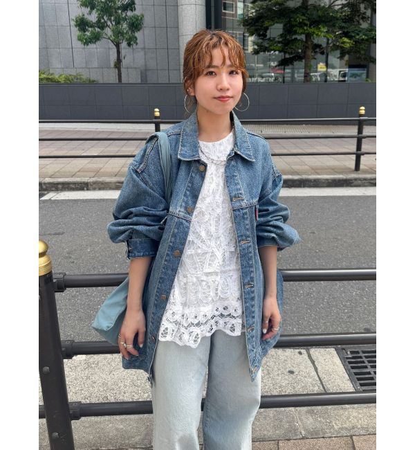 Ungrid「ビッグシルエットデニムジャケット」|ブルゾン・スタジャン|