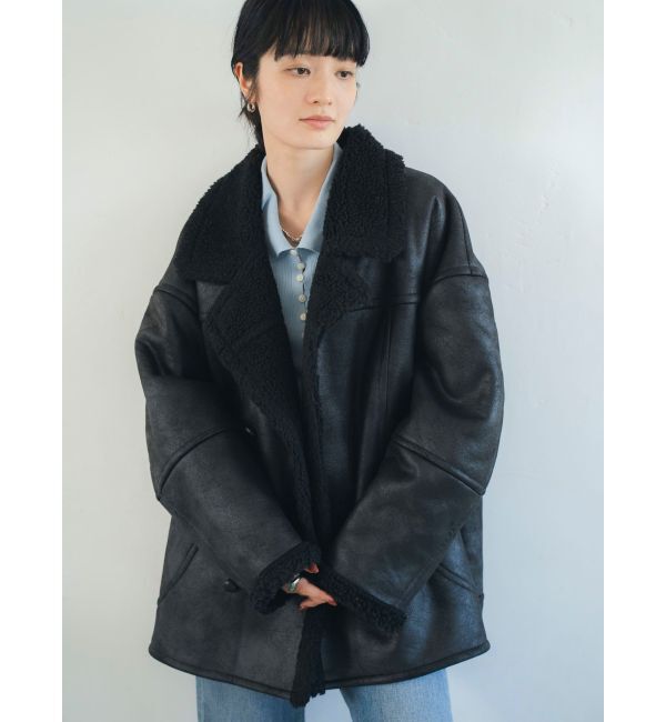 Ungrid「フェイクムートンルーズブルゾン」|ブルゾン・スタジャン|