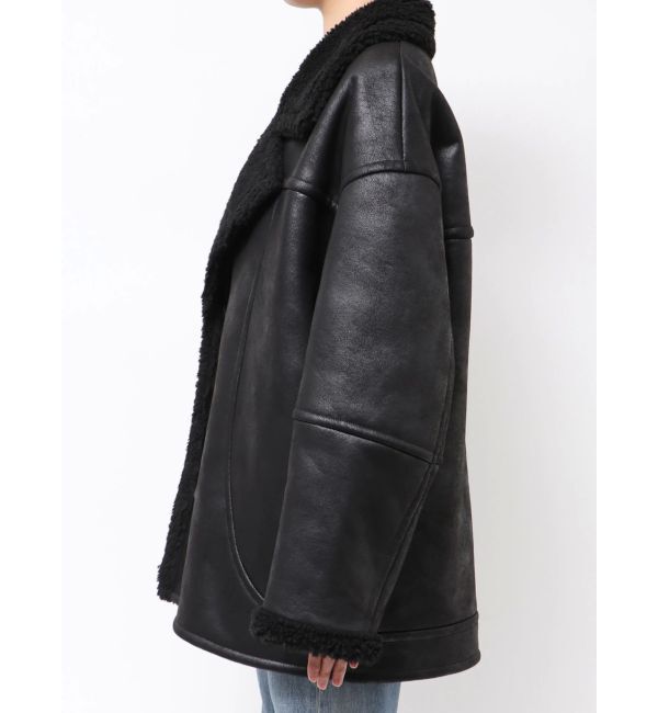 Ungrid「フェイクムートンルーズブルゾン」|ブルゾン・スタジャン|