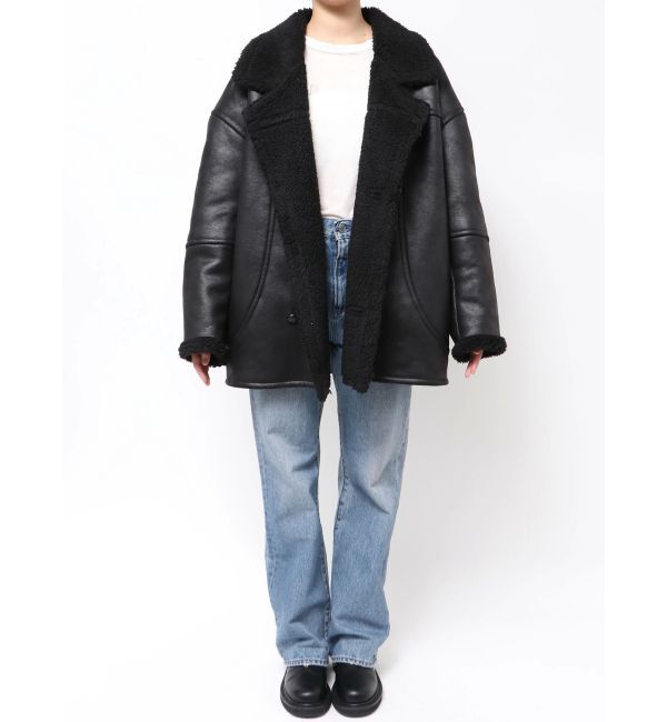 Ungrid「フェイクムートンルーズブルゾン」|ブルゾン・スタジャン|