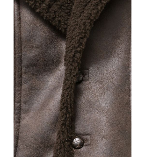 Ungrid「フェイクムートンルーズブルゾン」|ブルゾン・スタジャン|