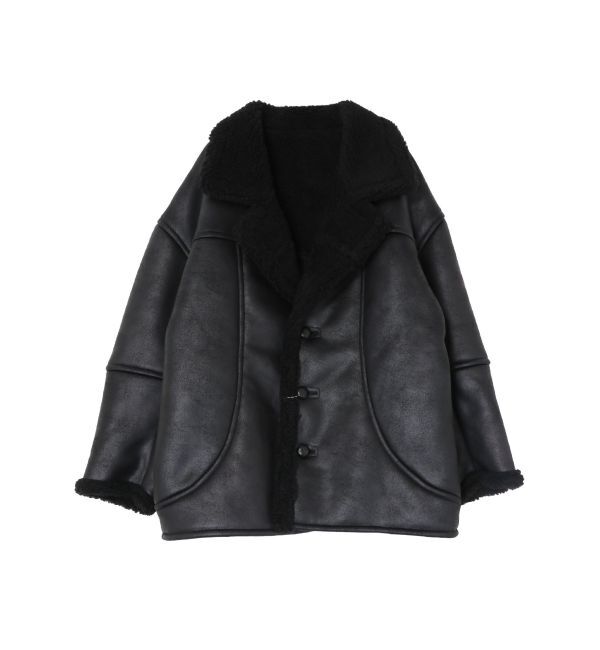 Ungrid「フェイクムートンルーズブルゾン」|ブルゾン・スタジャン|