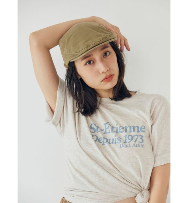 Ungrid「ウォッシュデザインハンチング」|ハンチング・ベレー帽|カーキ