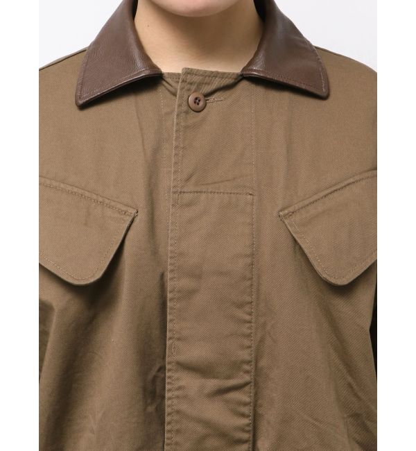 Ungrid「レザードッキングミリタリーブルゾン」|ブルゾン・スタジャン|