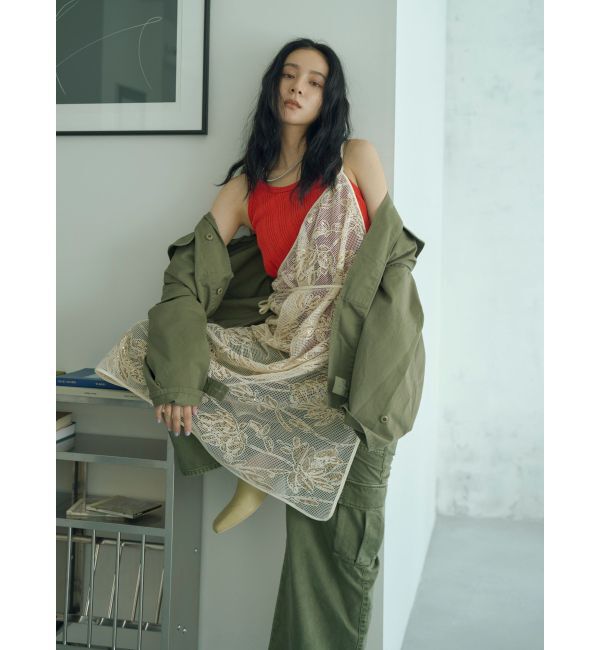 Ungrid「レザードッキングミリタリーブルゾン」|ブルゾン・スタジャン|