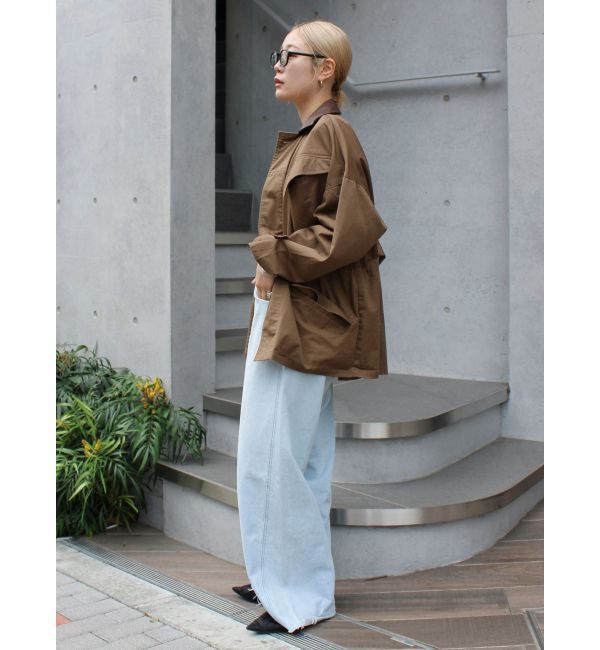 Ungrid「レザードッキングミリタリーブルゾン」|ブルゾン・スタジャン|