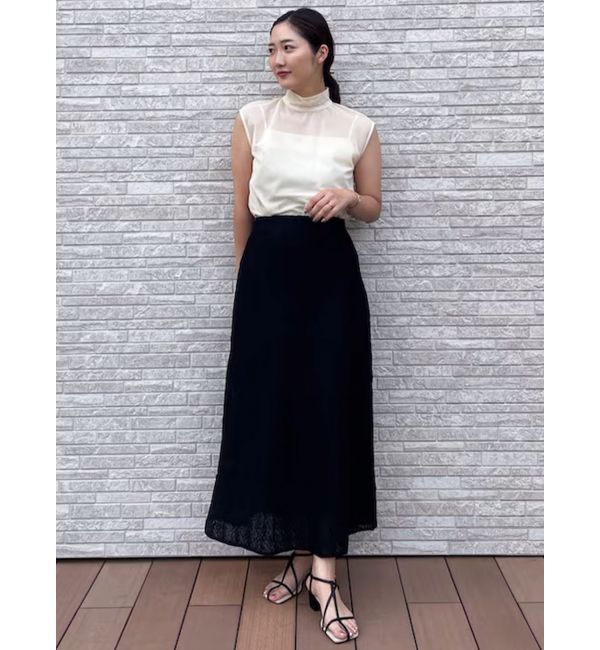 LAGUNAMOON「レースパターンニットスカート」|スカート|