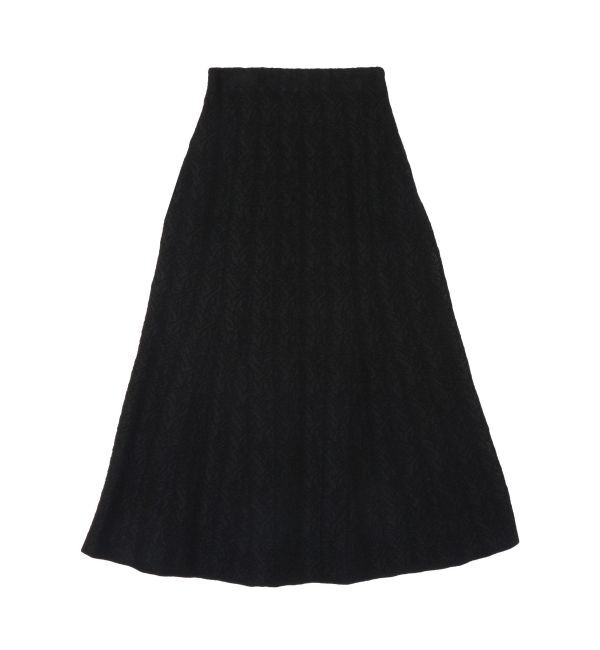 LAGUNAMOON「レースパターンニットスカート」|スカート|