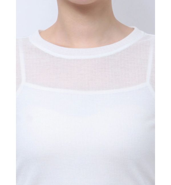 LAGUNAMOON「ソフトリブカットトップス」|Tシャツ・カットソー|