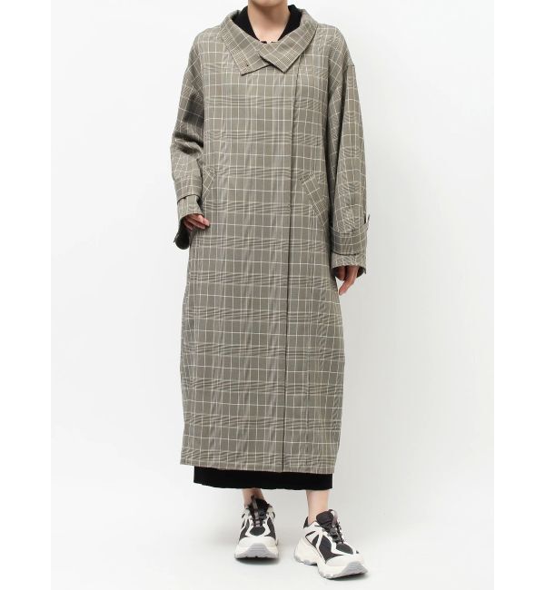 LAGUNAMOON「チェックオーバーコート」|チェスターコート|