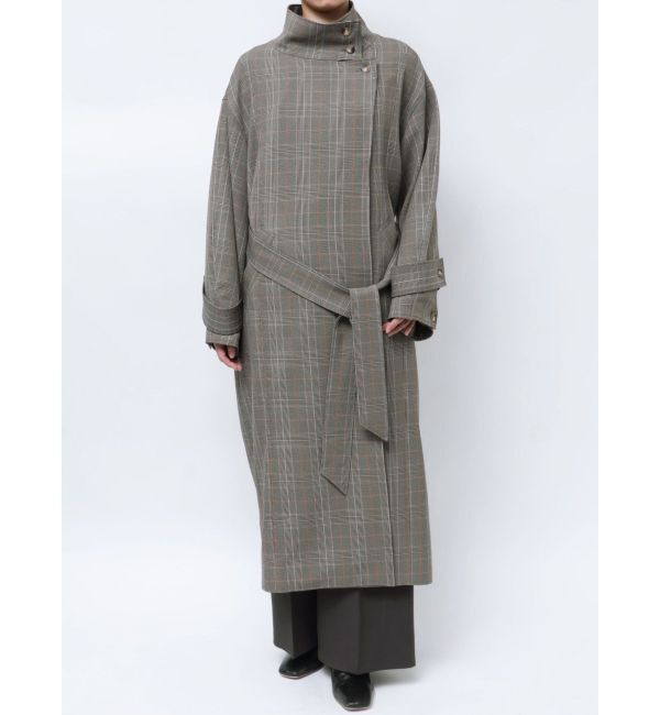 LAGUNAMOON「チェックオーバーコート」|チェスターコート|