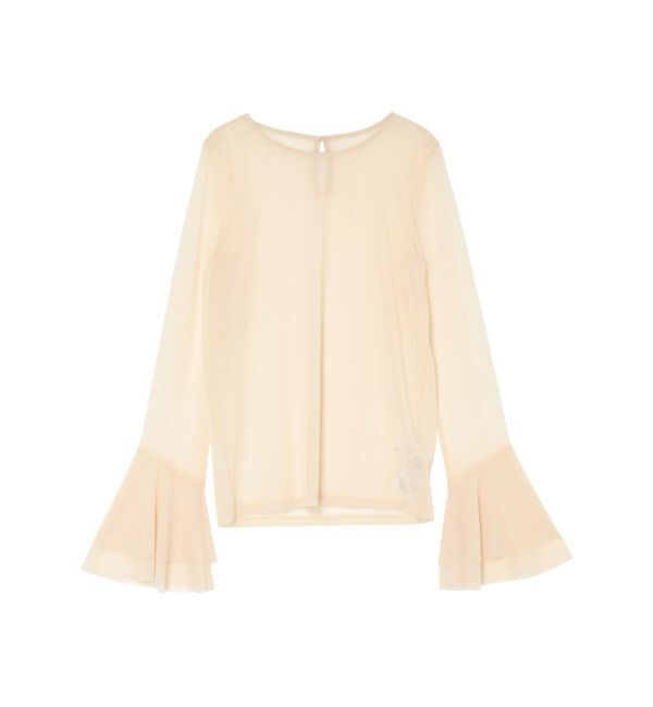 LAGUNAMOON「フレアスリーブチュールトップス」|Tシャツ・カットソー|