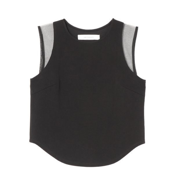LAGUNAMOON「ショルダーメッシュタンク」|タンクトップ|