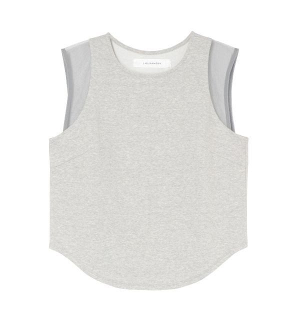 LAGUNAMOON「ショルダーメッシュタンク」|タンクトップ|