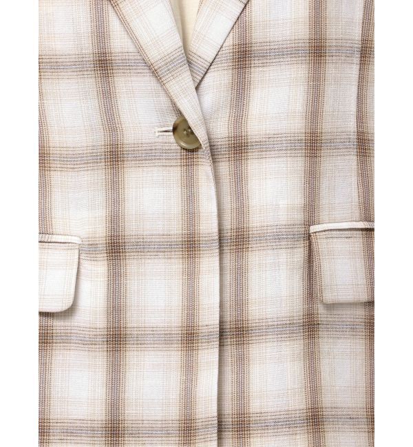 LAGUNAMOON「ハーフスリーブチェックジャケット」|その他|