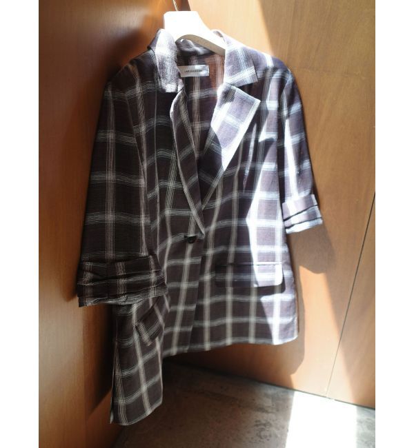 LAGUNAMOON「ハーフスリーブチェックジャケット」|その他|