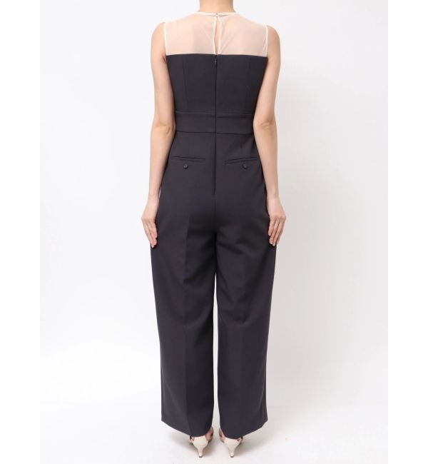 LAGUNAMOON「LADYチュールオフショルパンツドレス」|ワンピース|