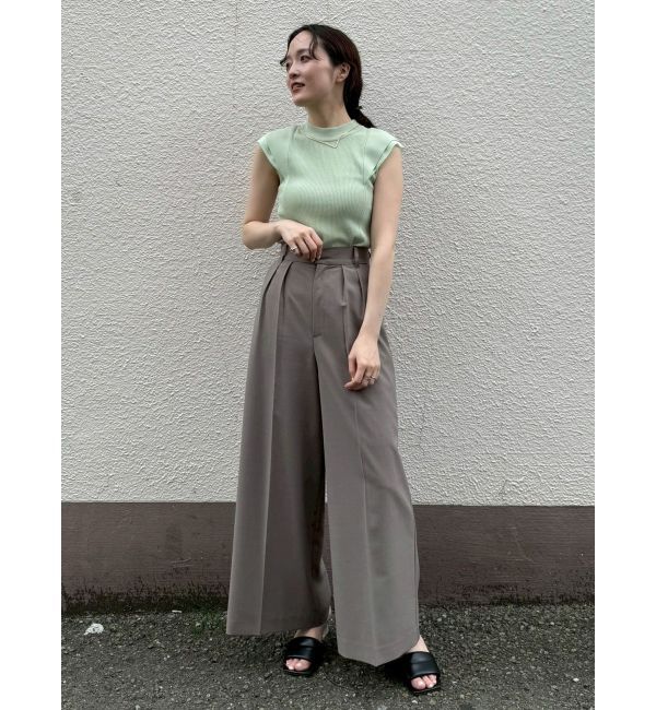 LAGUNAMOON「イージーケアワイドフレアパンツ」|その他|