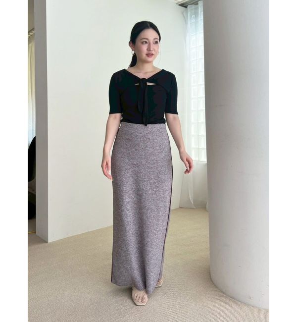 LAGUNAMOON「2WAYリボンシアーカットプルオーバー」|Tシャツ・カットソー|