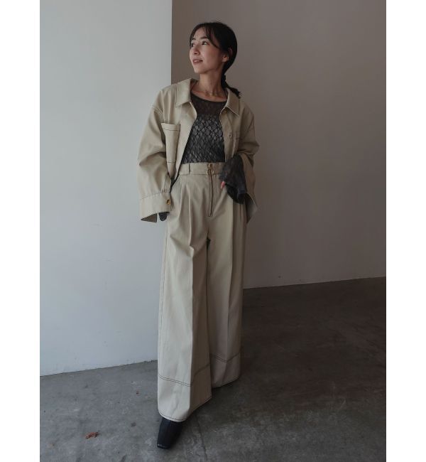 LAGUNAMOON「2WAYストレッチレーストップス」|Tシャツ・カットソー|