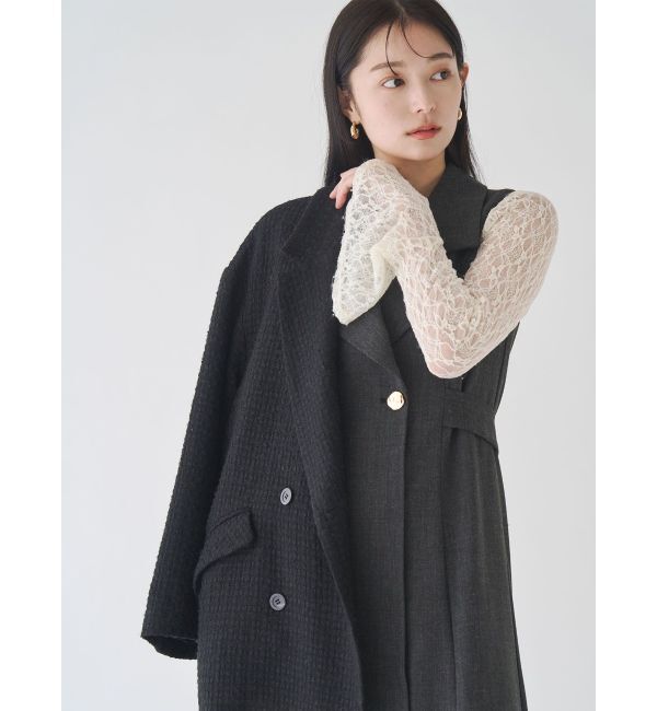 LAGUNAMOON「2WAYストレッチレーストップス」|Tシャツ・カットソー|