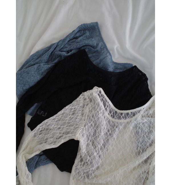 LAGUNAMOON「2WAYストレッチレーストップス」|Tシャツ・カットソー|