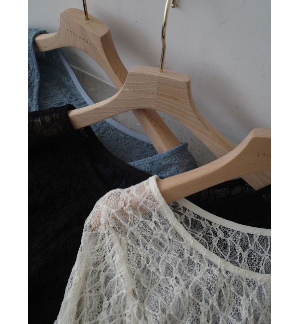 LAGUNAMOON「2WAYストレッチレーストップス」|Tシャツ・カットソー|