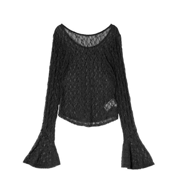 LAGUNAMOON「2WAYストレッチレーストップス」|Tシャツ・カットソー|