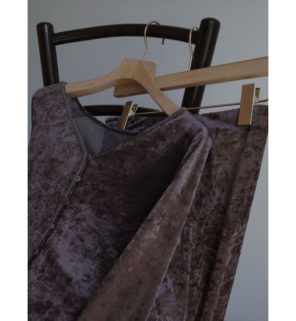 LAGUNAMOON「2WAYシアーメッシュベロアトップス」|Tシャツ・カットソー|