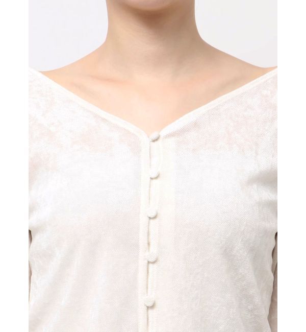 LAGUNAMOON「2WAYシアーメッシュベロアトップス」|Tシャツ・カットソー|