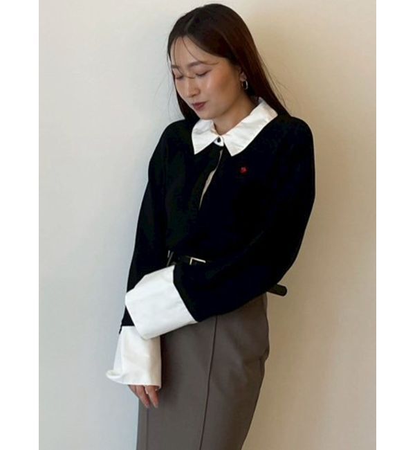 LAGUNAMOON「【POLO BCSコラボ】シャツカラーカフスニットプルオーバー」|ニット・セーター|