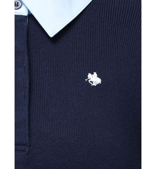LAGUNAMOON「【POLO BCSコラボ】シャツカラーカフスニットプルオーバー」|ニット・セーター|