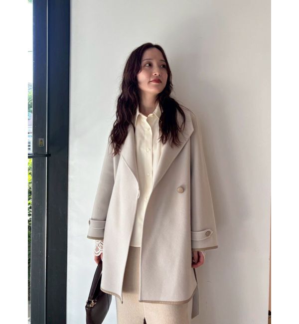 LAGUNAMOON「ラペルリバーコート」|その他|