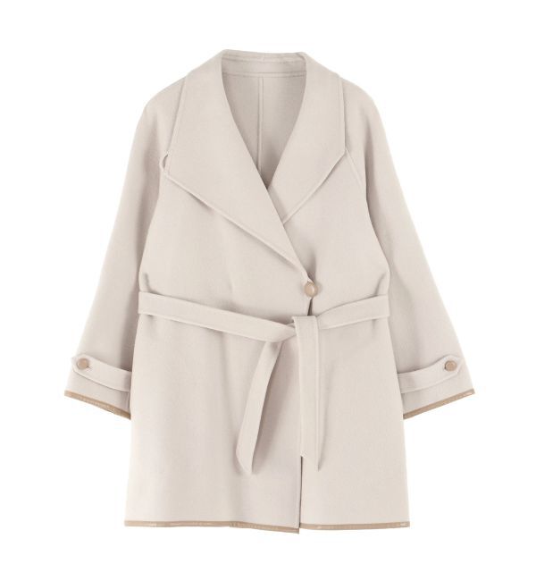 LAGUNAMOON「ラペルリバーコート」|その他|