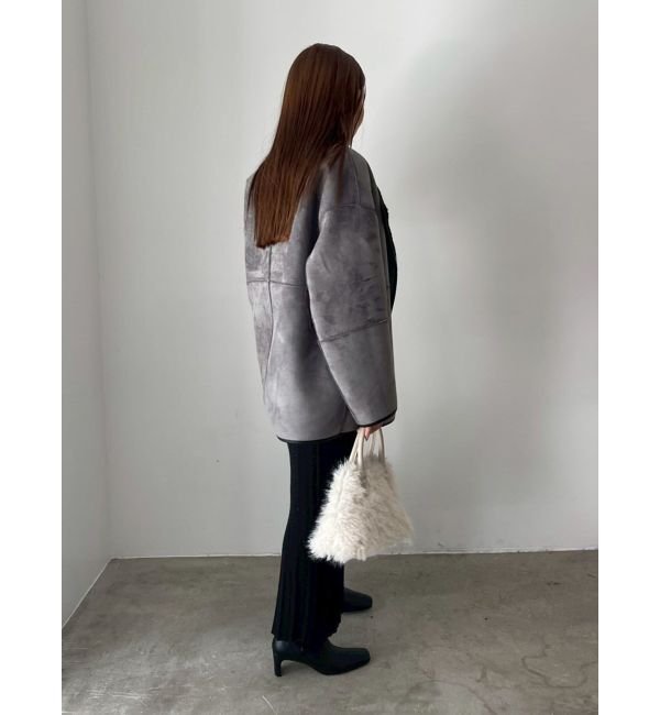 LAGUNAMOON「【REVIVAL】リバーシブルボアブルゾン」|その他|