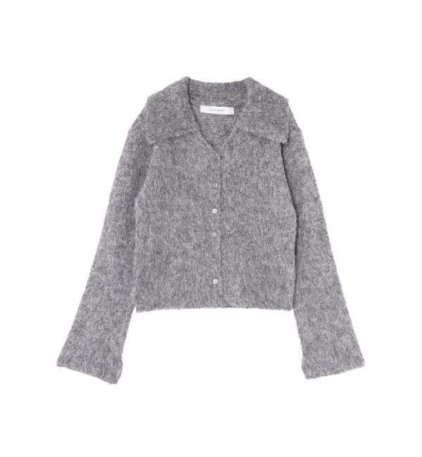 LAGUNAMOON「ヘアリーカラーカーデニットプルオーバー」|カーディガン|