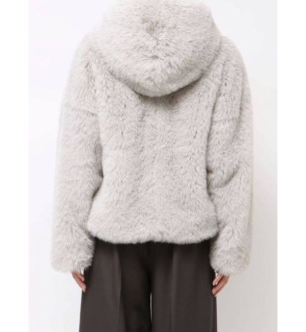 LAGUNAMOON「フェイクファーフーディコート」|その他|